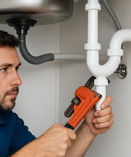 Kitchen sink pipe repair Deer Park TX - plumber Deer Park